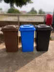 Blue 240L Dustbin - Corporate Hygiene - 2