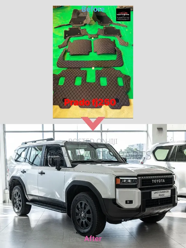 Landcruiser Prado FJ250 Floor & Boot Mats (Brand New) - 1
