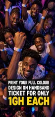 Custom Printed Tyvek Wristband Tickets - 4