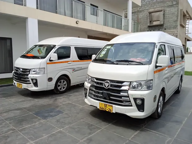 New Foton View 2025 White Passenger Bus - 1