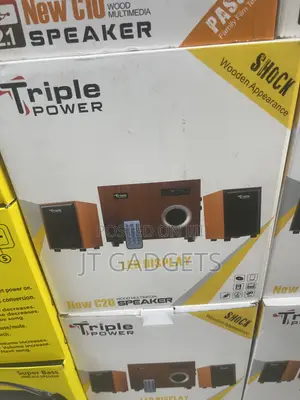 Triple Power C10 2.1 Wood Multimedia Speaker System