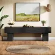 Black Farmhouse TV Stand (Entertainment Center) - 1