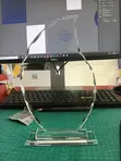 Crystal Award Plaque - 1