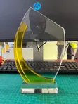 Crystal Award Plaque - 2