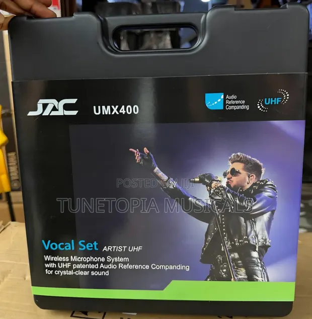 JAC UMX400 2-in-1 UHF Professional Wireless Microphone System - 1