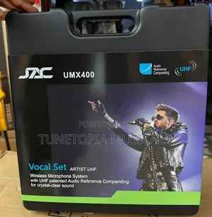 JAC UMX400 2-in-1 UHF Professional Wireless Microphone System