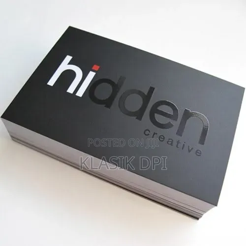 3D Spot UV Business Card Printing - 1