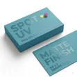 3D Spot UV Business Card Printing - 2
