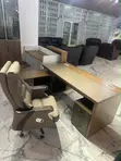 Dark Walnut Executive Desk + Chair - 2