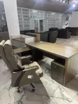 Dark Walnut Executive Desk + Chair - 4