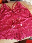 Women's Lace Bra Set - Purple - 2