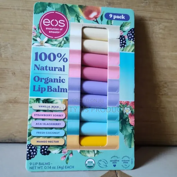 EOS 100% Natural Organic Lip Balm - 9 Pack - 1
