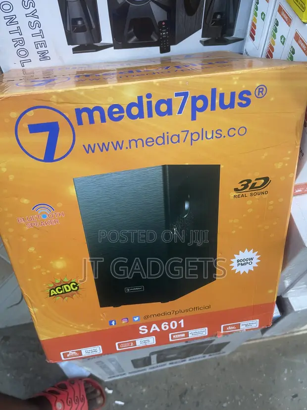 Media7Plus SA601 Soundbar Subwoofer System - 1