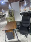 L Shape Executive Desk + Recliner Chair - 3