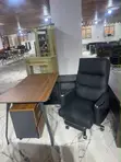 L Shape Executive Desk + Recliner Chair - 4