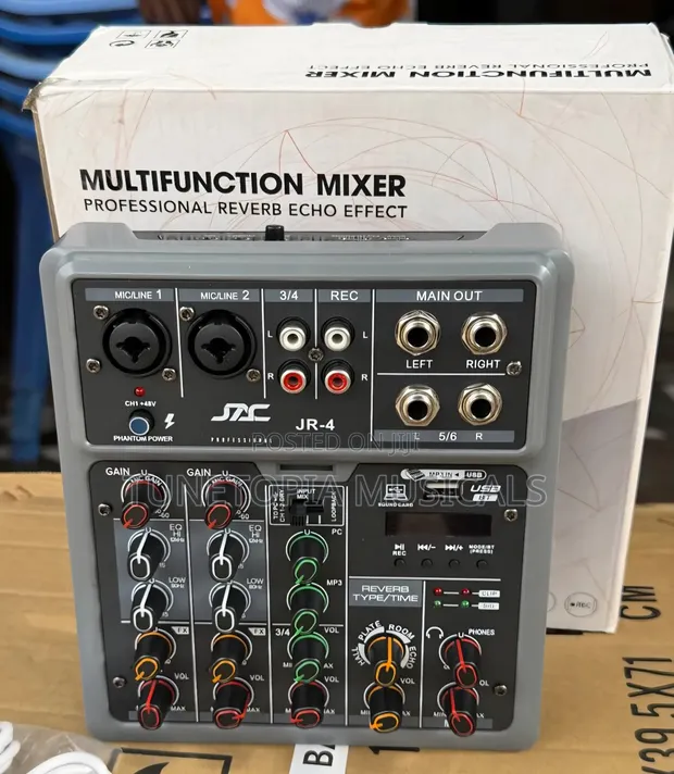 JAC JR-4 4-Channel Multifunction Audio Mixer - 1