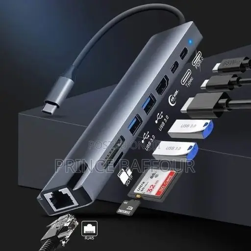 Type-C to Type-C Adapter & Charger Hub - 1