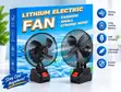 Rechargeable Electric Fan - Compact, Strong Wind - 2
