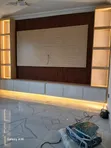 Laminate Interior TV Decor Work - 2