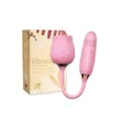 Automatic Rose Sucker 2-in-1 Vibrator - 1