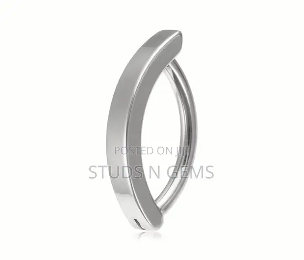 Inverted Belly Ring - Silver - 1