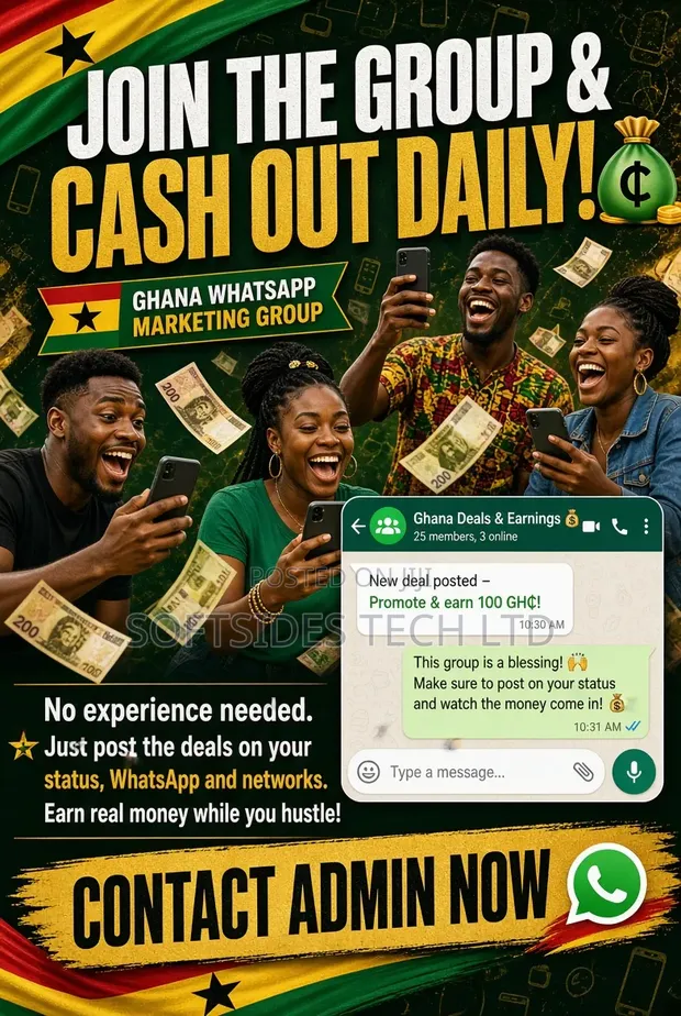 Side Hustle: WhatsApp Marketing - Earn GH₵50-200 Per Deal (No Stock) - 1