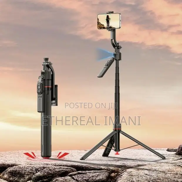 TT07 AI Tracking Gimbal Selfie Stick Tripod - 1