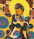 African Lady Sculpture - 1