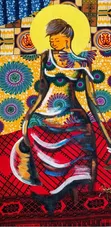African Lady Sculpture - 2