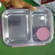 Bento Stainless Steel Lunch Box (Double Compartment) - 3