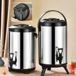 Stainless Steel Insulated Beverage Dispenser 12L - 1