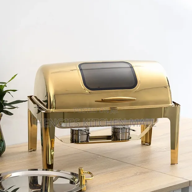 Luxurious Roll-Top Chafing Dish (67x51x45cm) - 1