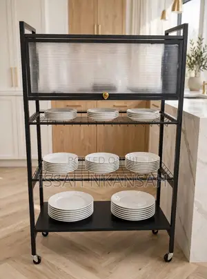 3-Tier Black Dish Rack with Heels