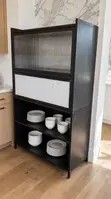 4-Tier Kitchen Storage Rack with Pegboard - 1