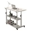 Adjustable Study Table with Wheels - 1
