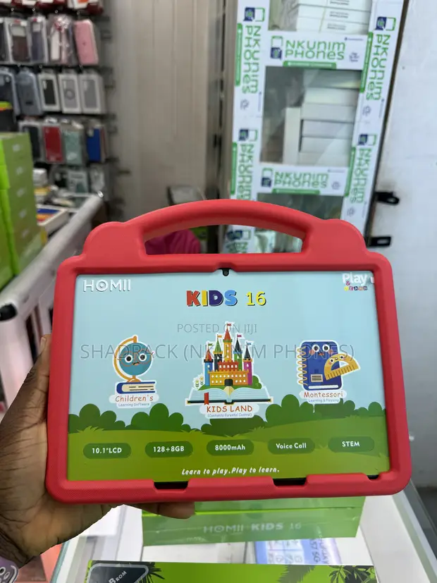 Homii Kids Tablet 128GB Red - 1