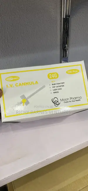 IV Cannula 24g (Yellow)
