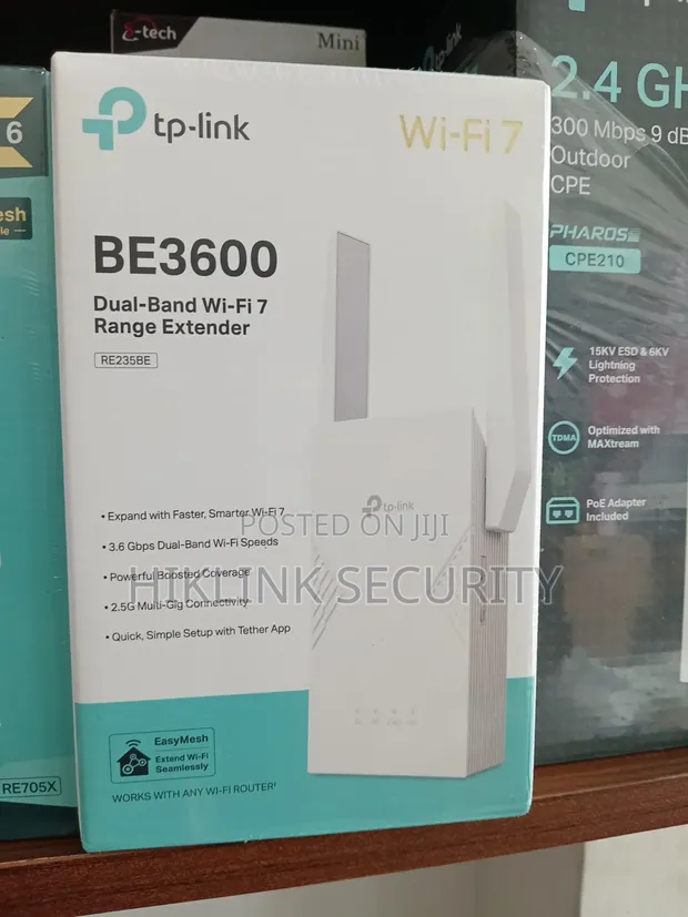 TP-Link RE235be Dual Band WiFi 7 Range Extender - 1