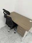 1.2m Office Table with Cabinet and Chair - 1
