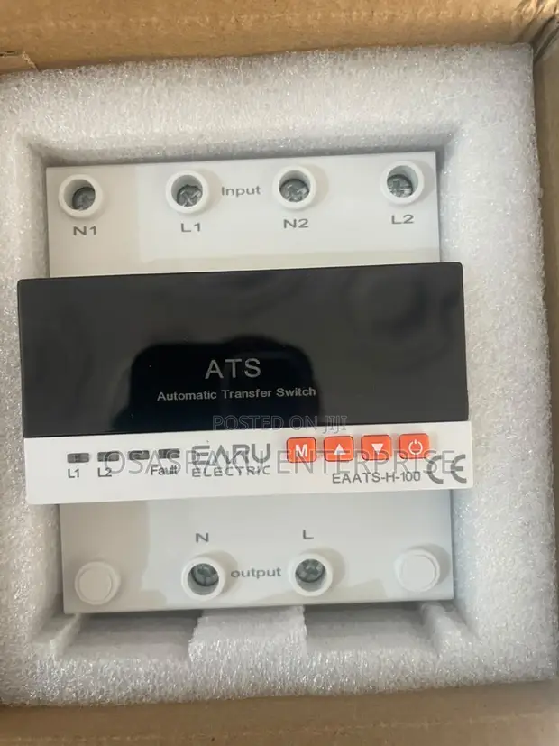 3-Phase to 1-Phase 100A Automatic Transfer Switch - 1