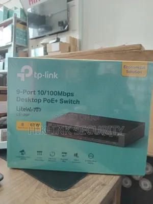 TP-Link 9-Port Desktop PoE Switch
