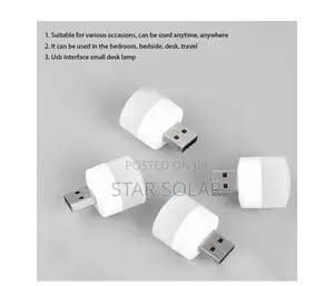 8 Pieces USB Night Lights (4 White + 4 Warm)