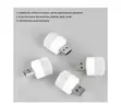 8 Pieces USB Night Lights (4 White + 4 Warm) - 1