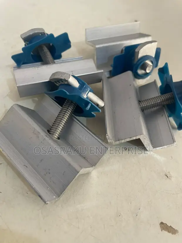 End Clamps for Solar Panel Installation - 1