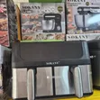 Brand New Sokany Dual Basket Air Fryer - 10L - 2