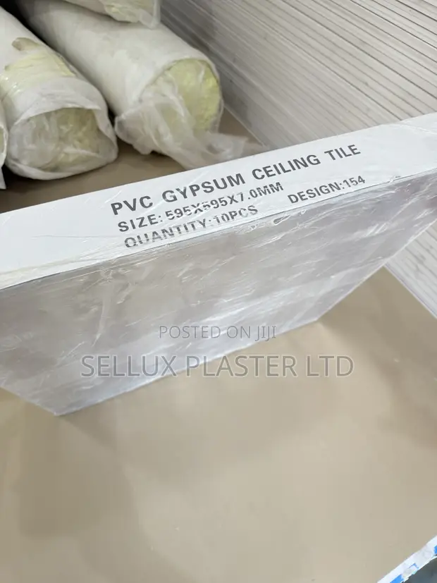 PVC Gypsum Vinyl Tiles - 60x60 cm - 1