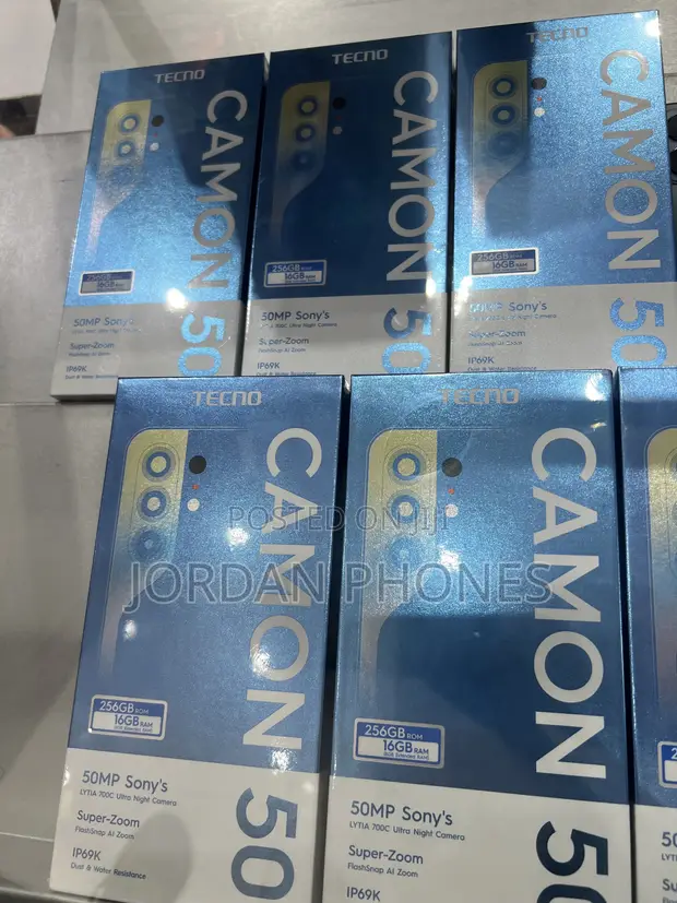 New Tecno Camon 50 256GB Black - 1