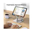 Adjustable 360 Rotating Metal Laptop Stand - 1