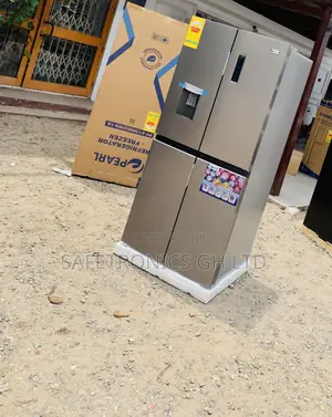 Brand New Pearl PF-613MDIXWD-1A Grey 4-Door 421L Fridge