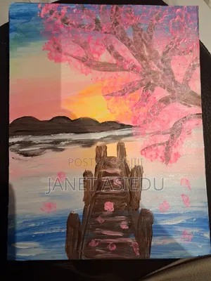 Handpainted Acrylic Landscape Art